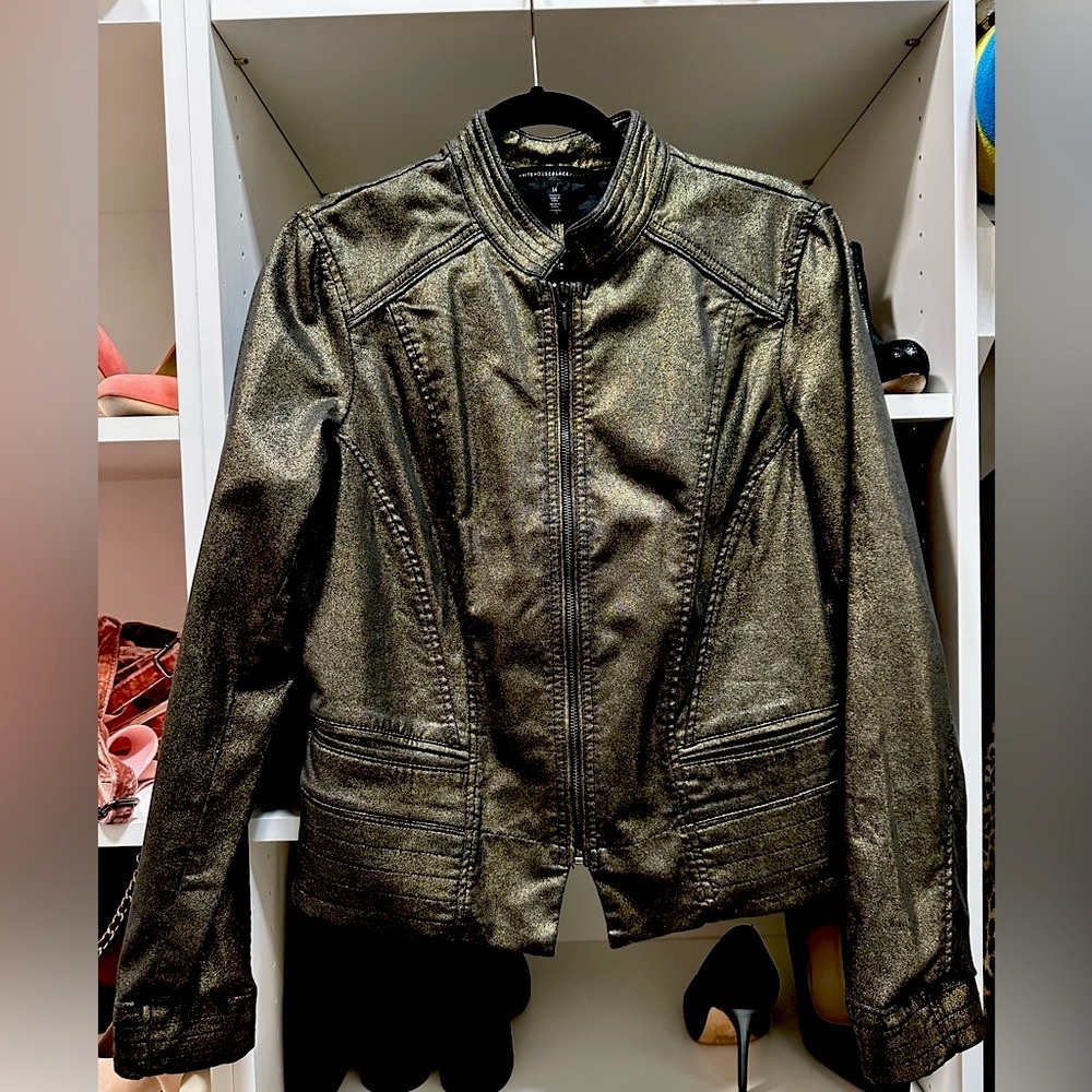 WHBM gold over black jacket size 14
NWOT